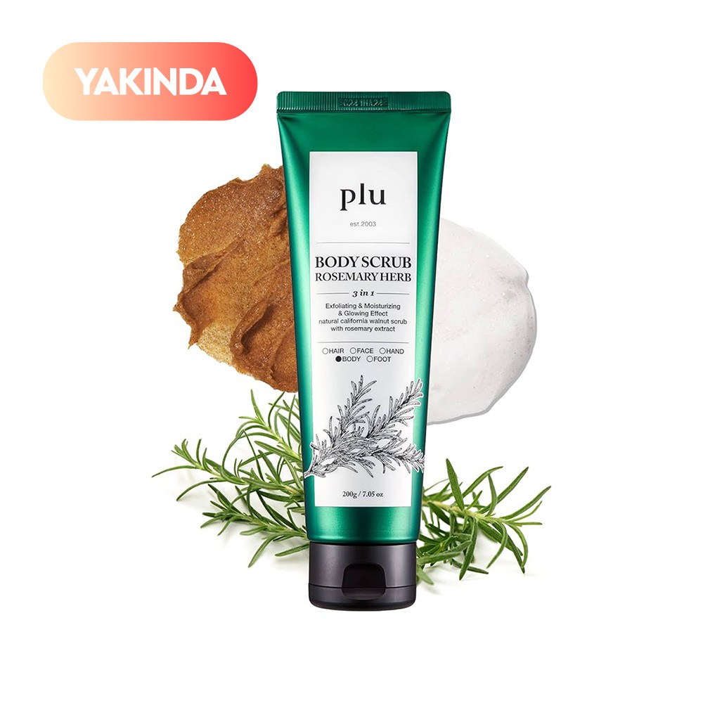 Plu Original Body Scrub Rosemary Herb 200 gr - Biberiyeli Vücut Peelingi