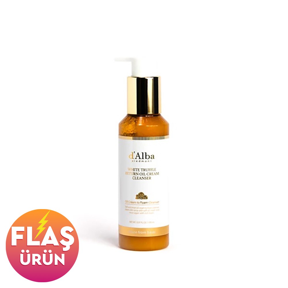 d'Alba White Truffle Return Oil Cream Cleanser - Temizleyici