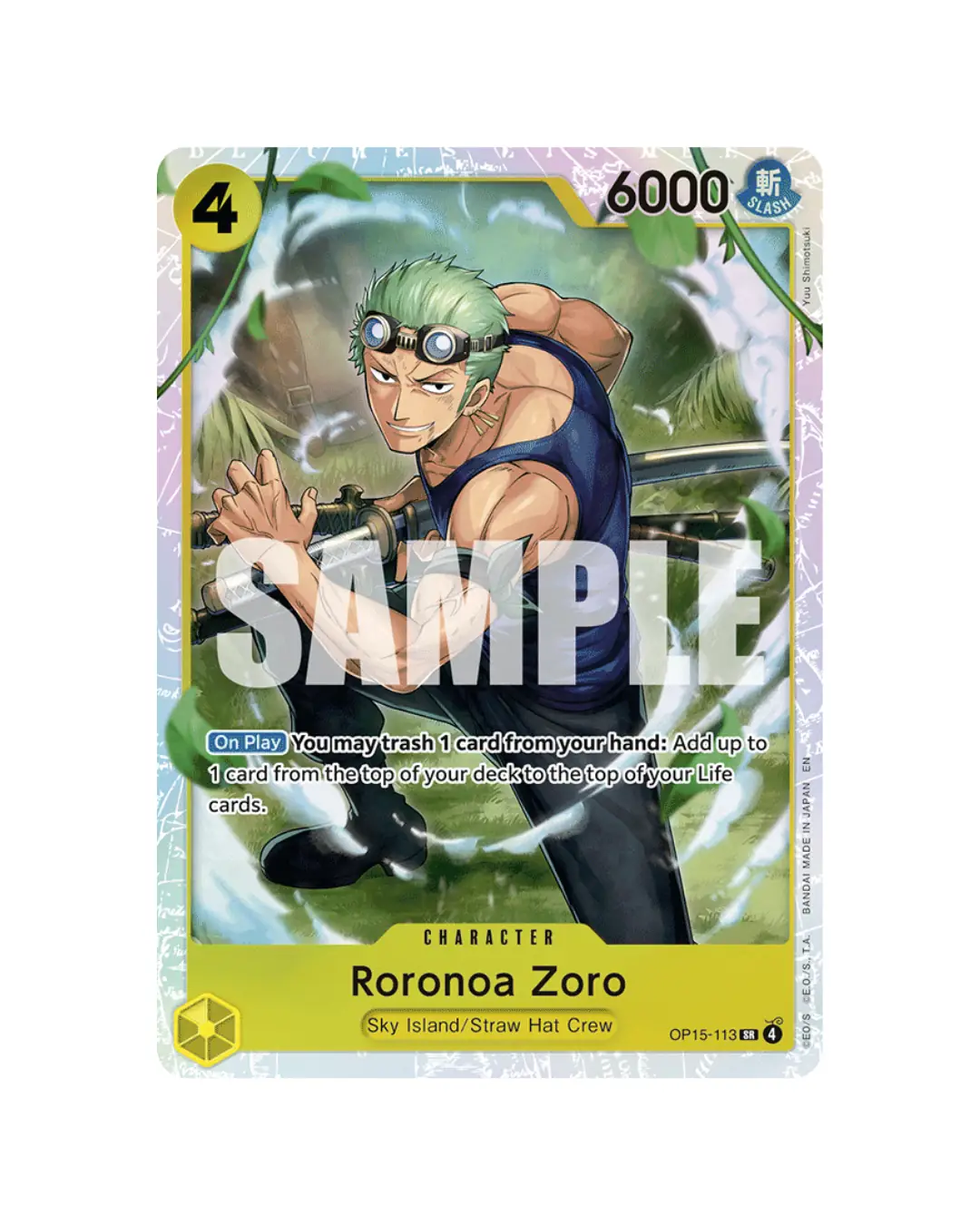 Roronoa Zoro OP15-113 | Danchocards