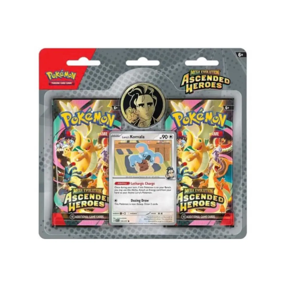 POKÉMON ASCENDED HEROES - 2 PACK BLISTER - KOMOLASatın Al