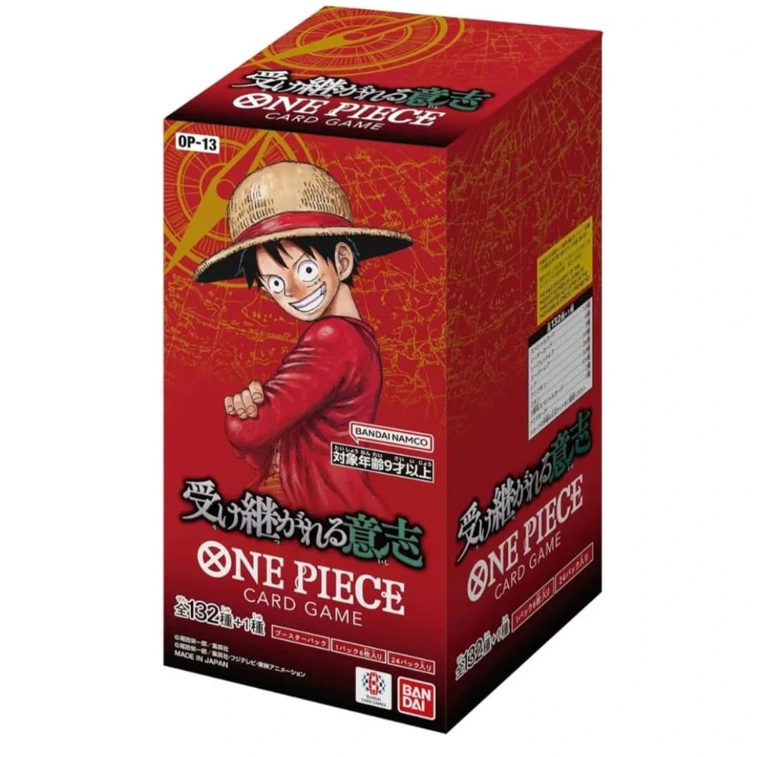 One Piece Card Game – OP-13 Carrying on His Will Booster Box (Japanese) - Japonca