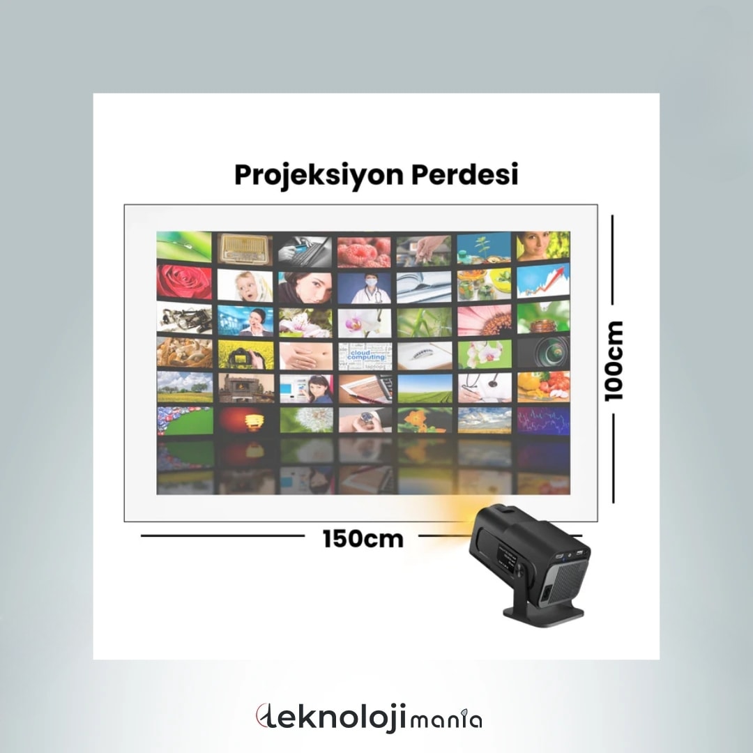 Projeksiyon Perdesi (100x150cm) image