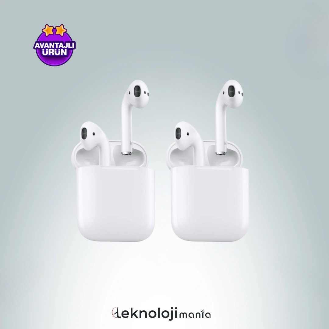 2 Adet Air 2 Bluetooth Kulaklık  image