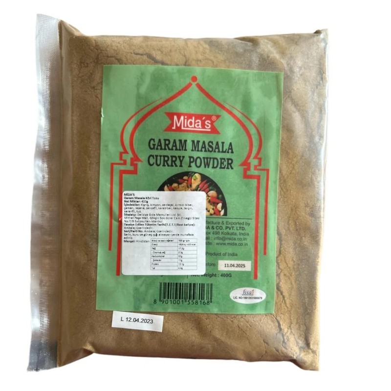 Mida's Garam Masala Curry Powder 400gr ( Köri Tozu)