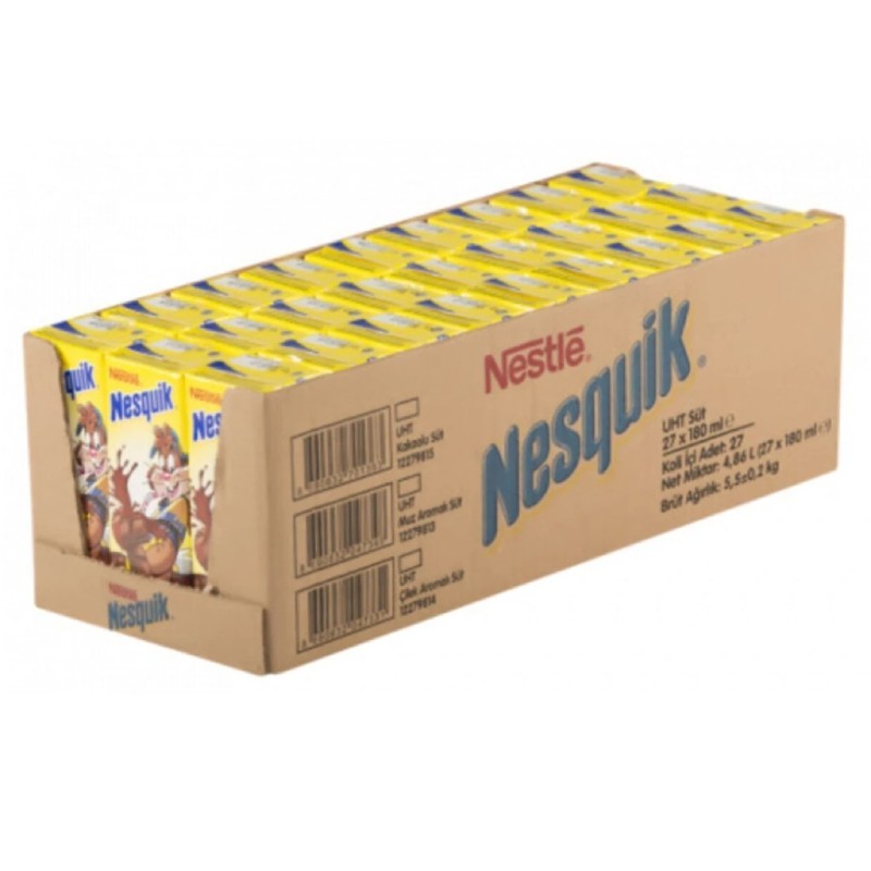 Nestle Kakaolu Süt 180 Ml (27 Adet)