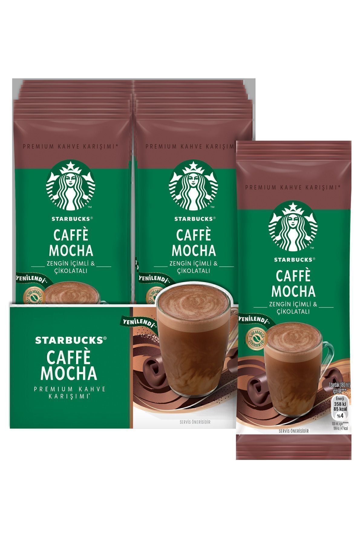 Caffe Mocha Premium Kahve Karışımı 22 Gr X 10 Paket