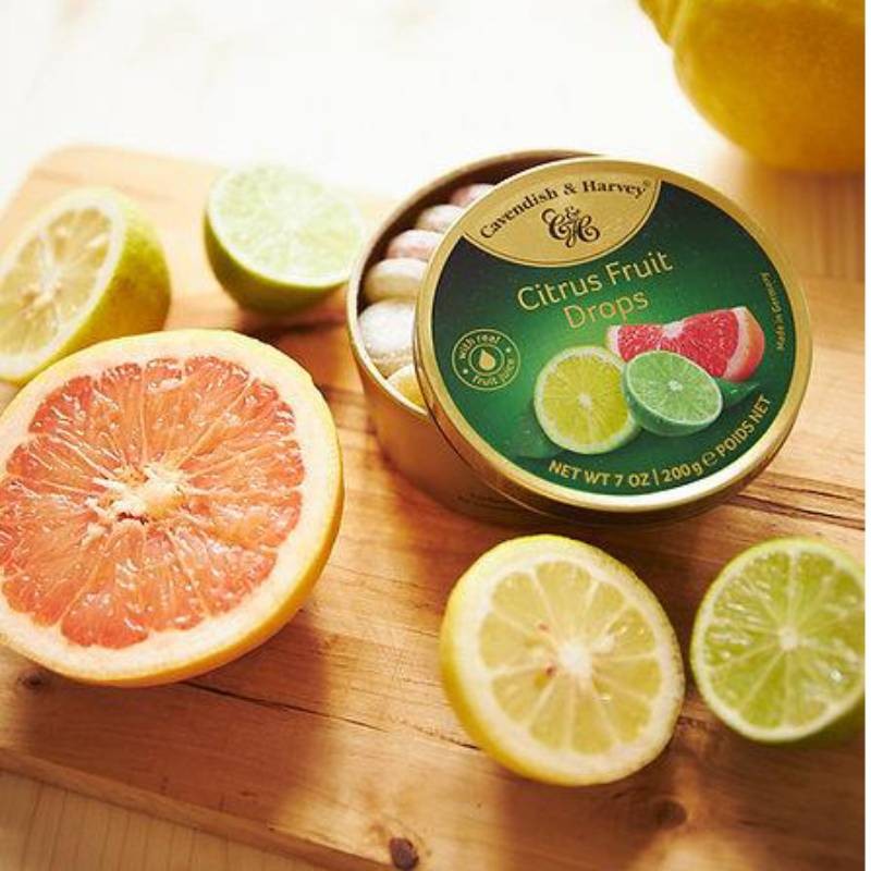 Cavendish & Harvey Drops Citrus Fruit 200 Gr