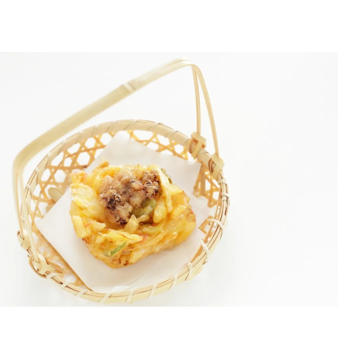 Bambu Tempura Tabağı 24cm, Bamboo Tempura Sunum Tabağı, Uzakdoğu Sunum