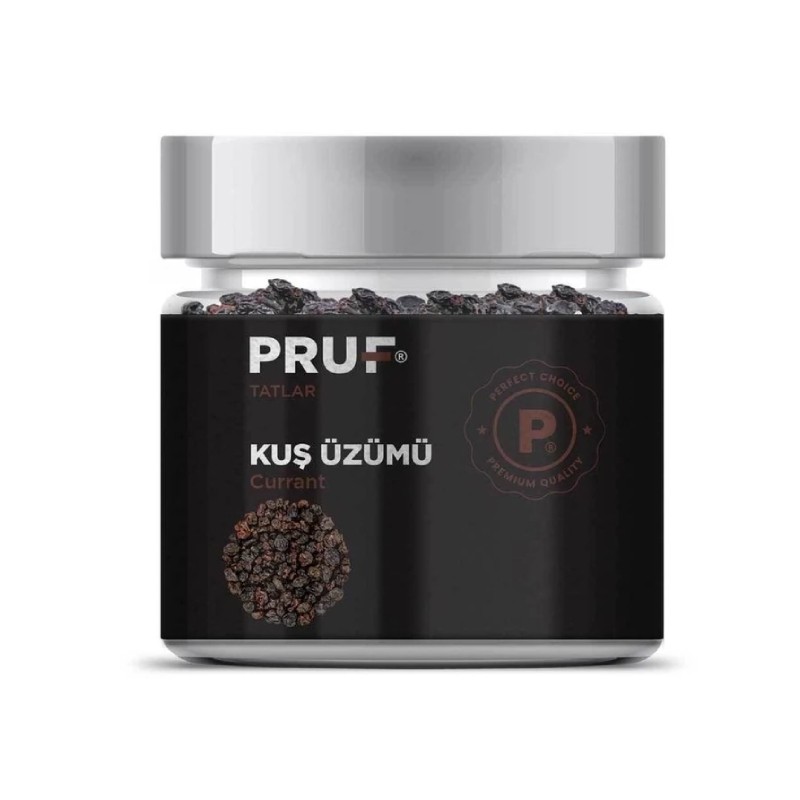 Pruf Kuş Üzümü 125 Gr. Cam Kavanoz
