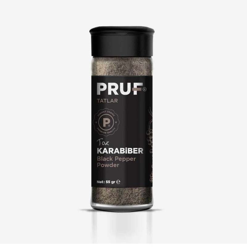 Pruf Karabiber Toz 55 gr. Cam Şişe