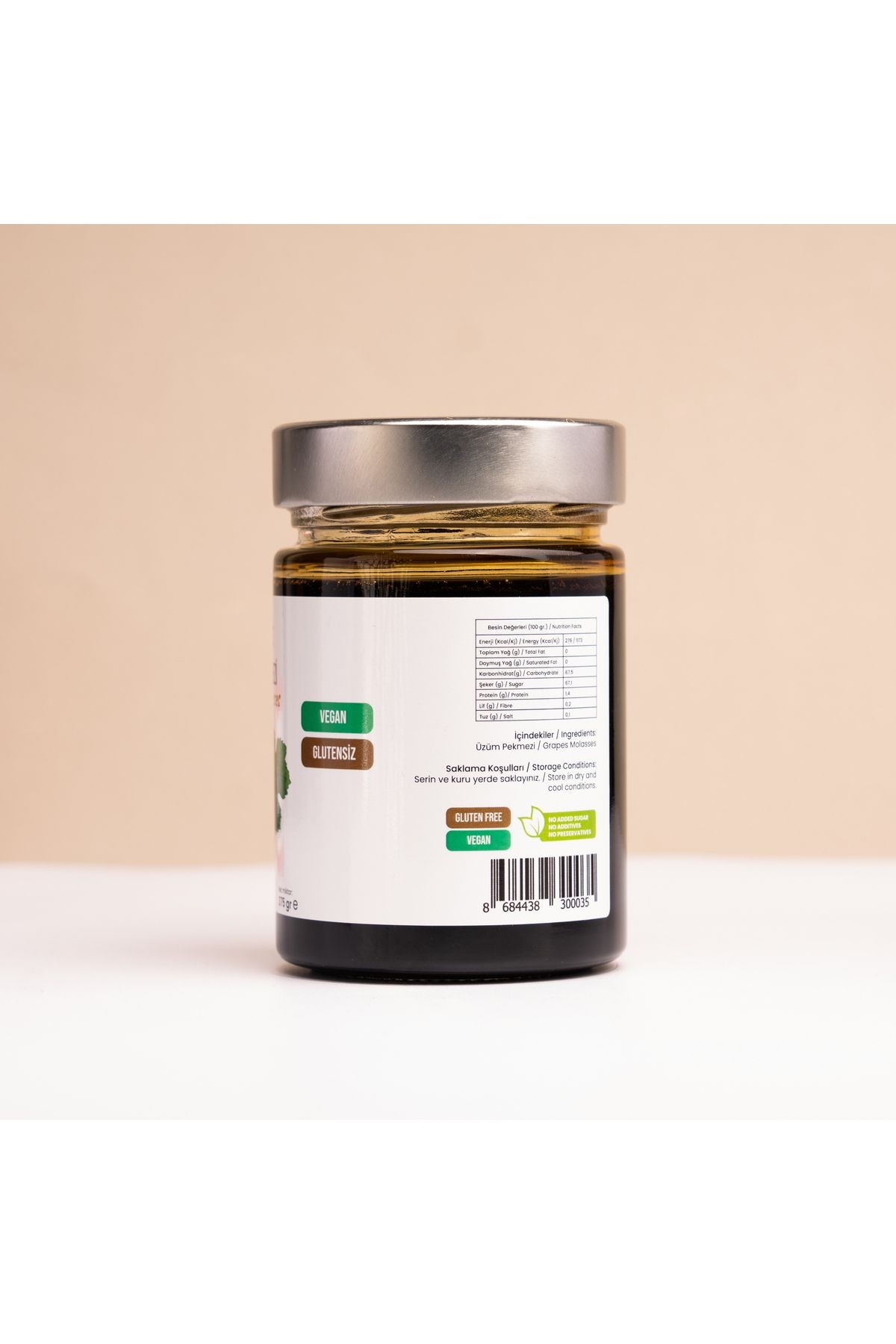 Smool Üzüm Pekmezi (Grape Molasses), 375 Gr, %100 Doğal, Katkısız, İlave Şekersiz, Koruyucusuz