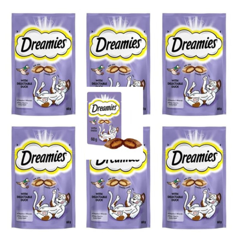 Dreamies Ördekli Kedi Ödülü 60 gr X 6 Adet