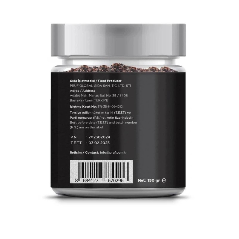 Pruf Isot Biber Acı 150 Gr. Cam Kavanoz 