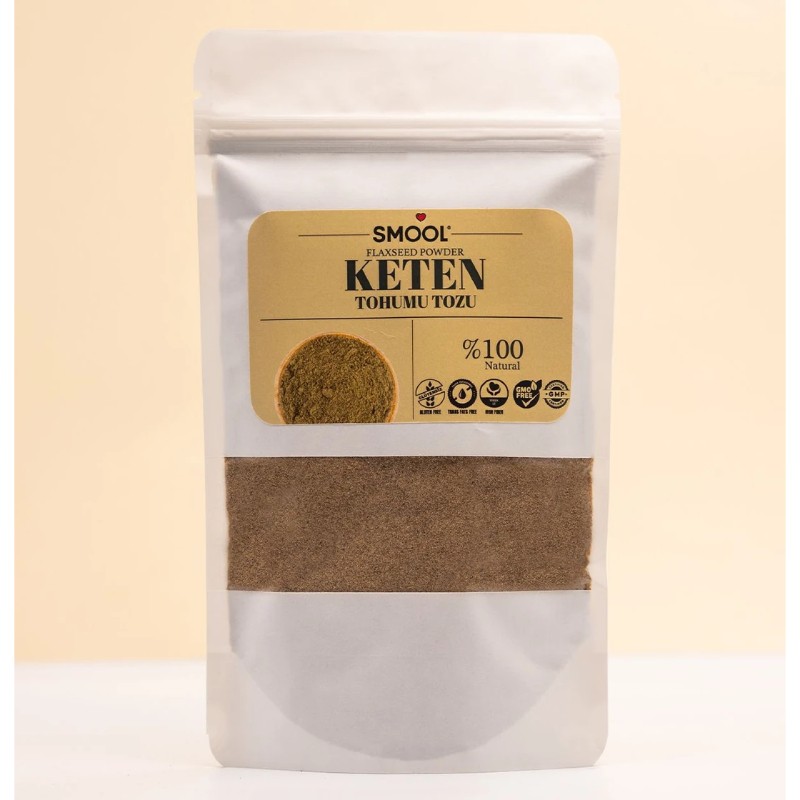 Smool Keten Tohumu 200 gr - Flax Seed 200 gr - Glütensiz-Gluten Free-Doğal-Natural