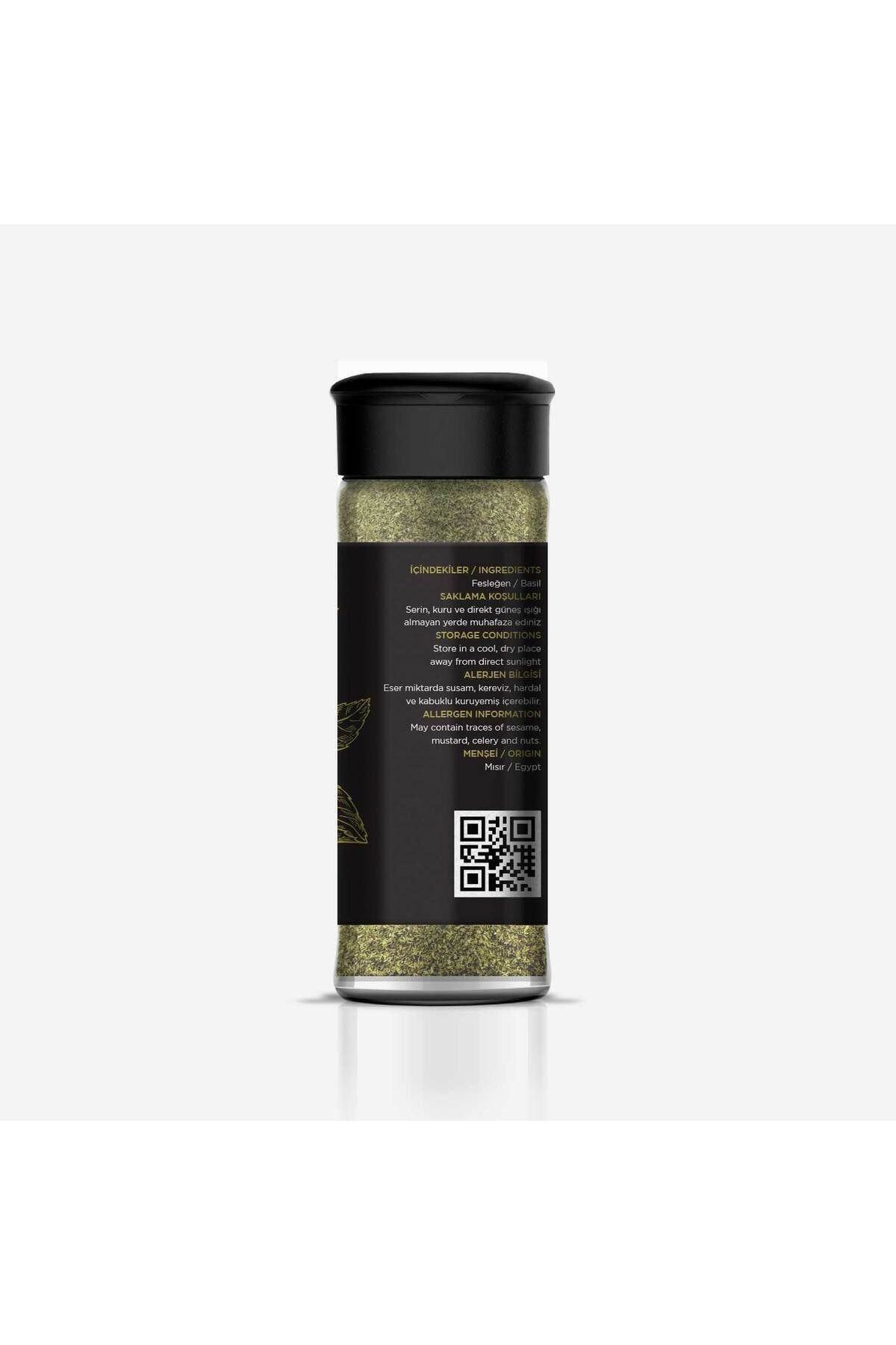 Pruf Fesleğen / Basil 25 Gr. Sağlıklı Cam Şişe