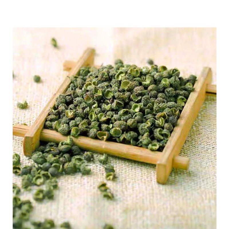 Yuandong Zanthoxylum (YEŞİL SİCHUAN BİBER) (GREEN PEPPERCORN ZANTHOXYLUM) - 100g