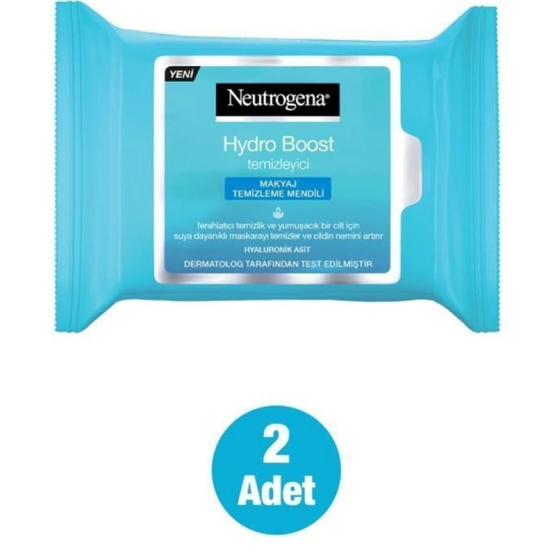 Neutrogena Hydro Boost Makyaj Temizleme Mendili x 2 Adet