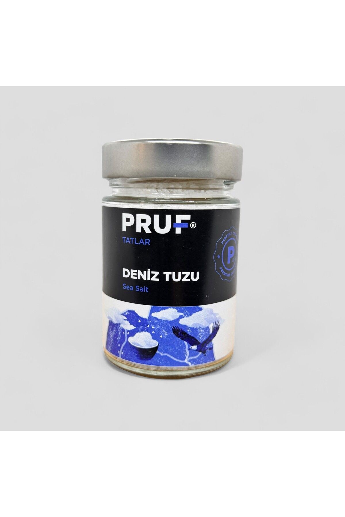 PRUF Deniz Tuzu 300 Gr. Cam Kavanoz