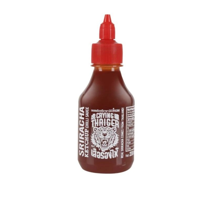 Suree Grand Cryıng Thaıger Srirachalı Ketçap 200 ml, Ketçap Chili Sos, Acılı Ketçap, Küçük Ketçap