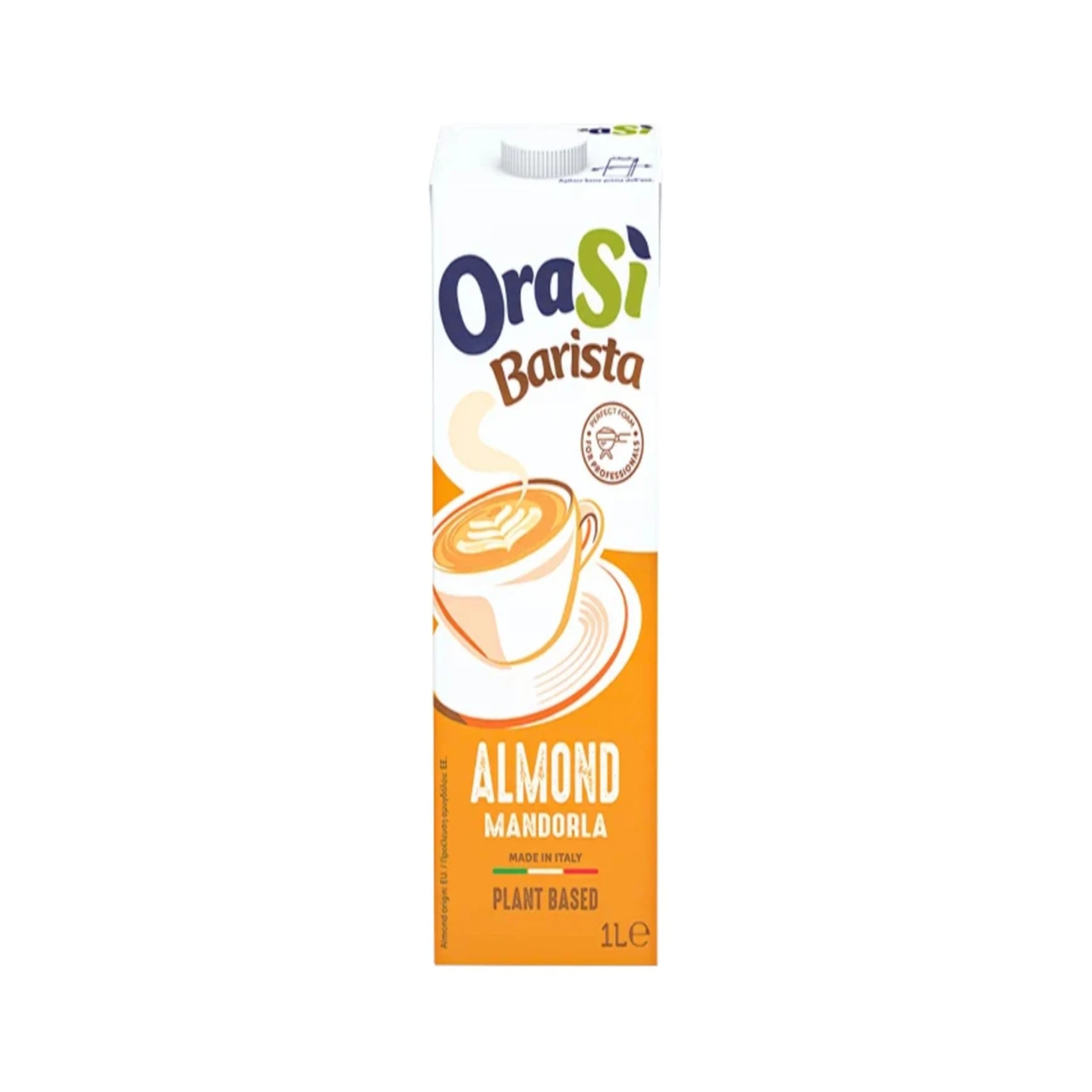 Orasi Barista Badem Sütü 1 Lt, Vegan Süt, Coconut Milk, Edt Kullanım Vegan Süt