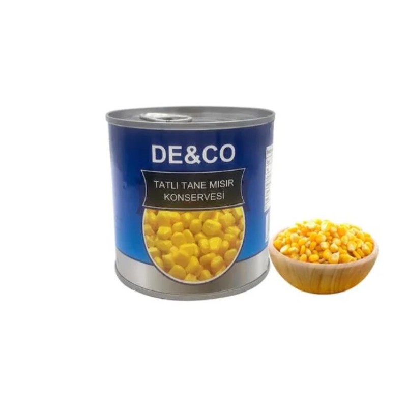 Deco Tatlı Mısır Tane Konservesi 340gr X 3 Adet