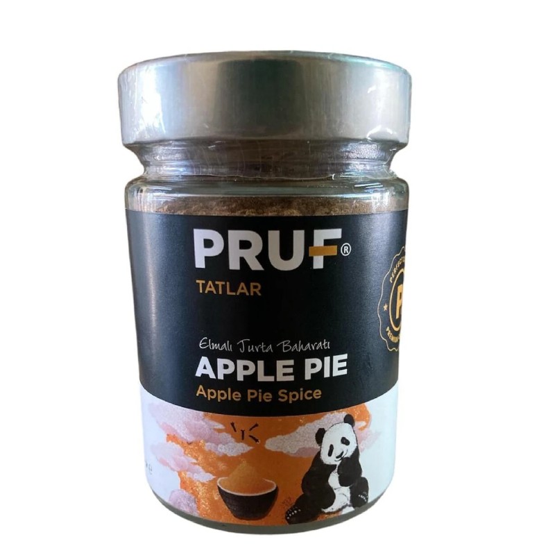 Pruf Elmalı Turta Baharatı, (Apple Pie Spice), 145 gr Cam Kavanoz