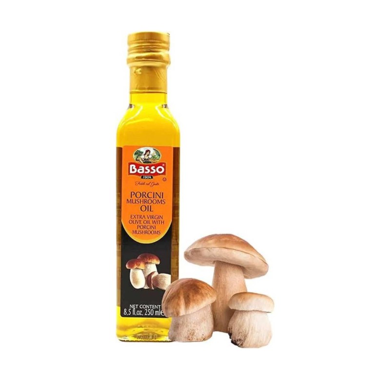 Basso Porçini Mantarlı Zeytinyağı 250 ml