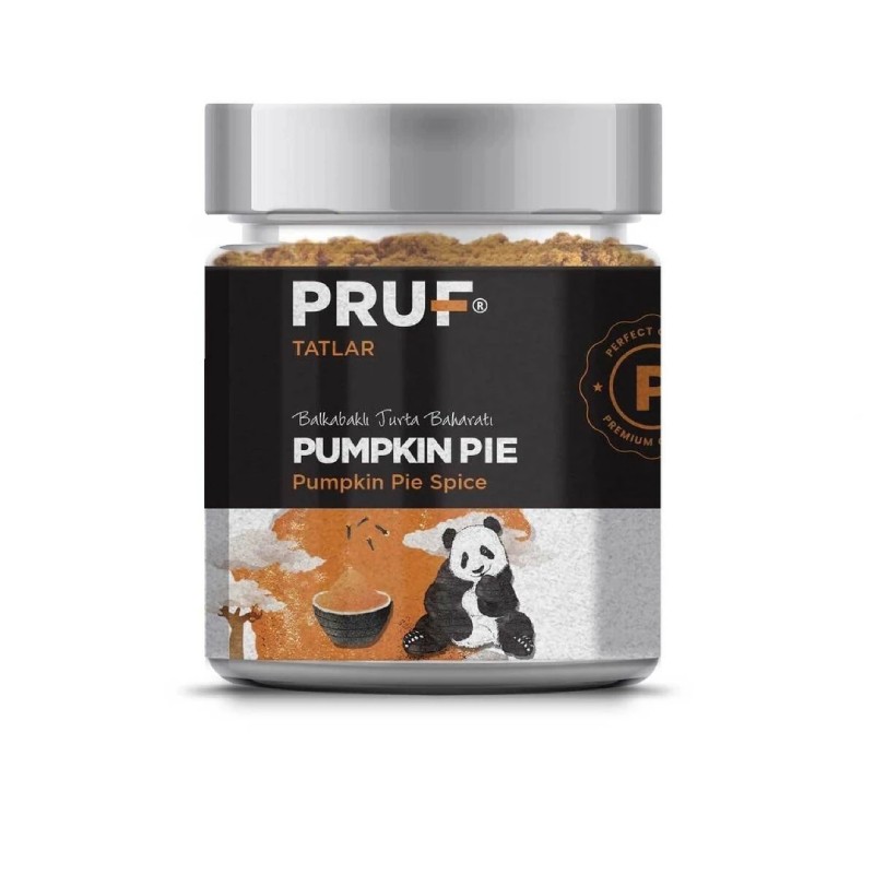 Pruf Pumpkin Pie Baharatı / Pumpkin Pie Spice 145 Gr. Sağlıklı Cam Kavanoz