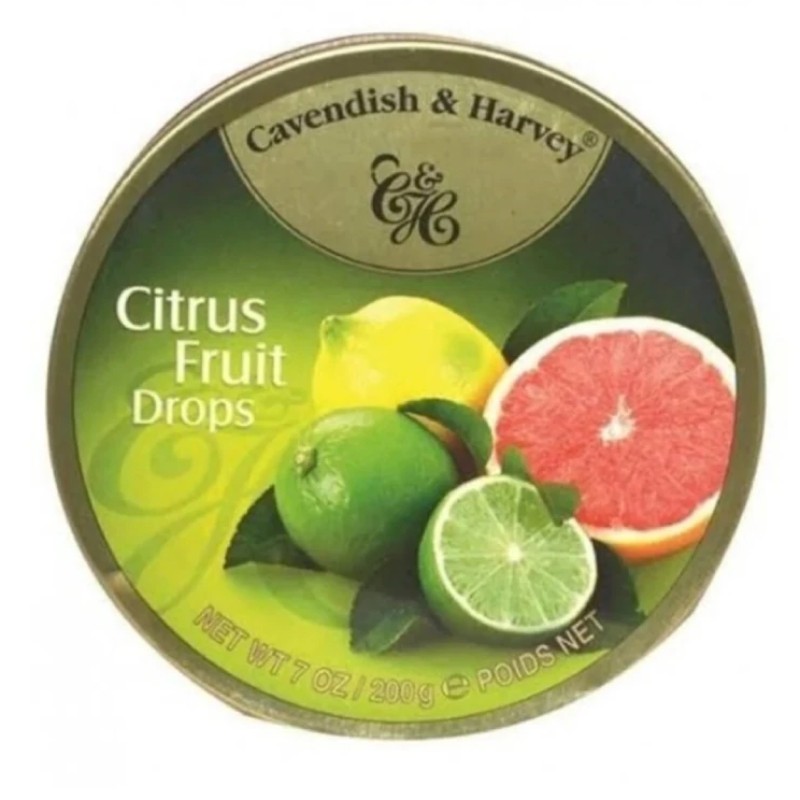 Cavendish & Harvey Drops Citrus Fruit 200 Gr