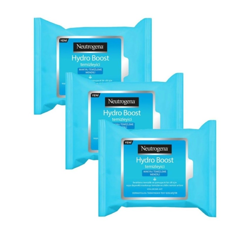 Neutrogena Hydro Boost Makyaj Temizleme Mendili 25 Adet X 3 Adet