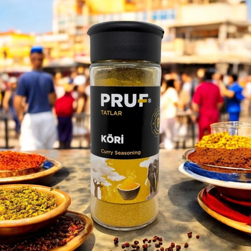Pruf Köri / Curry 45 Gr. Sağlıklı Cam Şişe