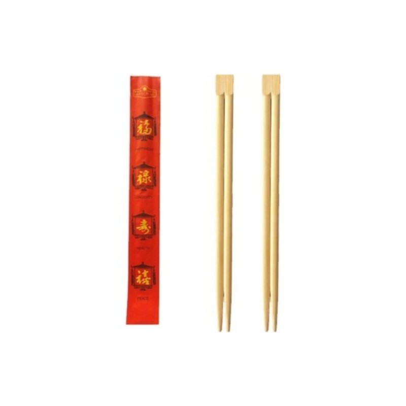 Yuandong Bambu Chopstick - 24 Cm Kılıflı 5 Adet Tek Kullanımlık