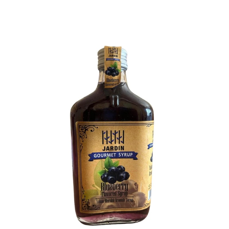 Jardin Yaban Mersini Aromalı Kokteyl Kahve Şurup 250 ml, Blueberry Cocktail Syrups