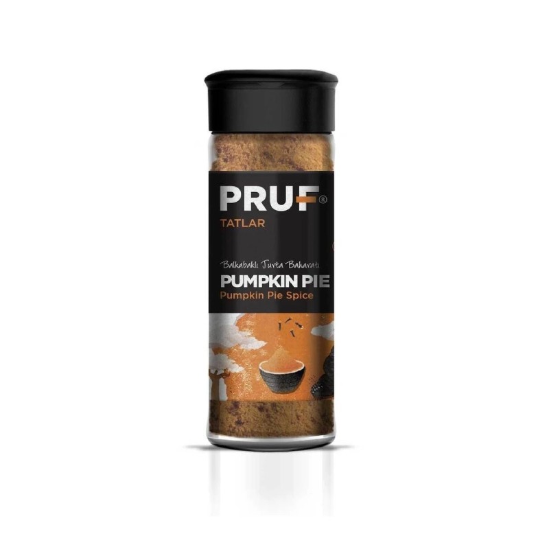 Pruf Pumpkin Pie Baharatı / Pumpkin Pie Spice 45 Gr. Sağlıklı Cam Şişe