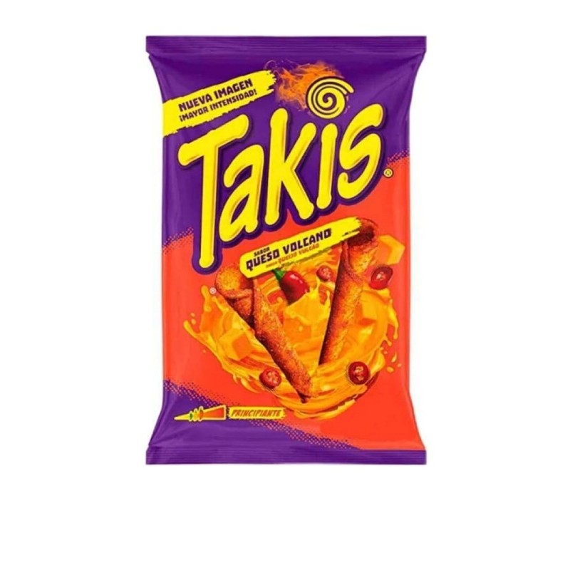 Takis Queso Volcano (corn Snack Flavoured Wıth Chıllı & Cheese) 90g