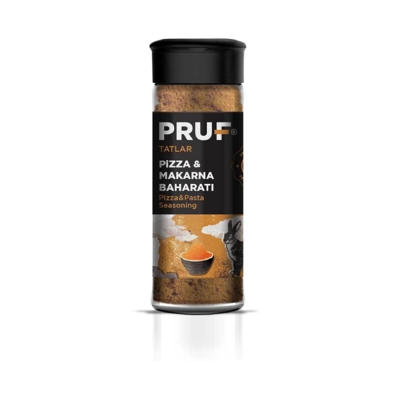 Pruf Pizza Makarna Baharatı / Pizza Pasta Seasoning 45 Gr. Sağlıklı Cam Şişe