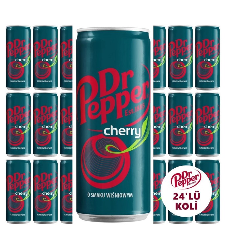 Dr Pepper Cherry 330ml 24'lü Koli