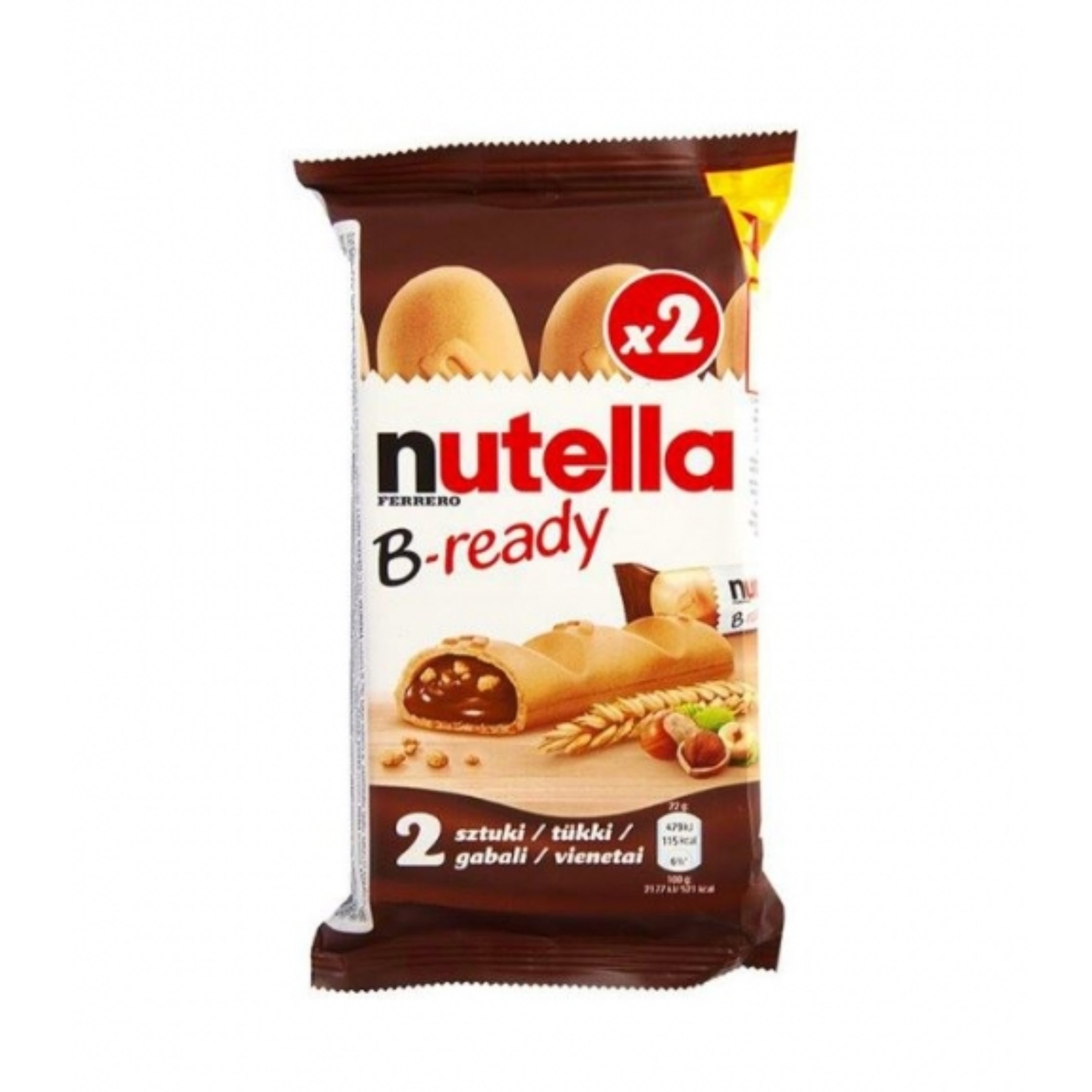 Nutella B-ready X2 44 Gr 2'li Ambalaj