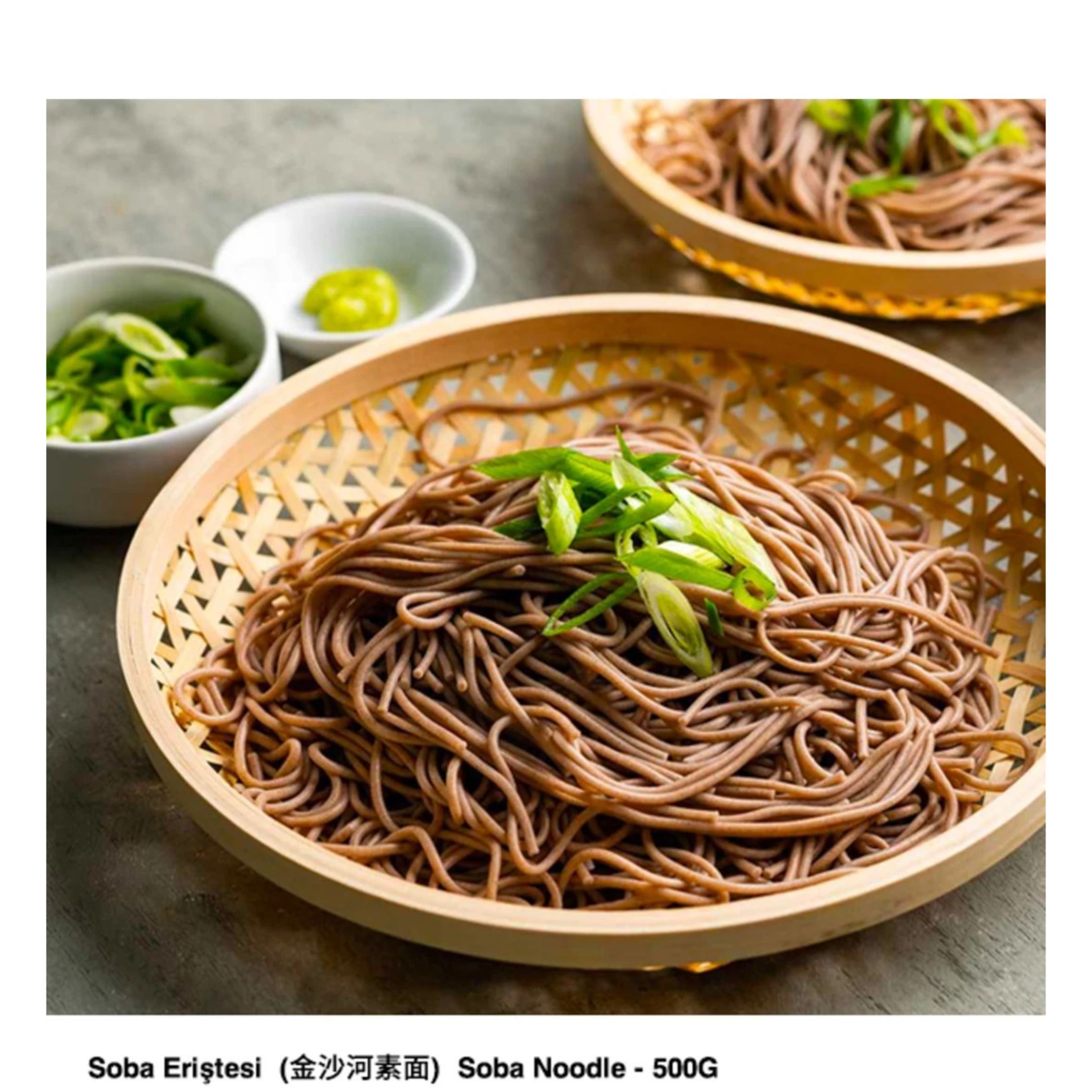 Jinshahe Oval & Soba Eriştesi (Oval & Soba Noodle Set) - 1ADET