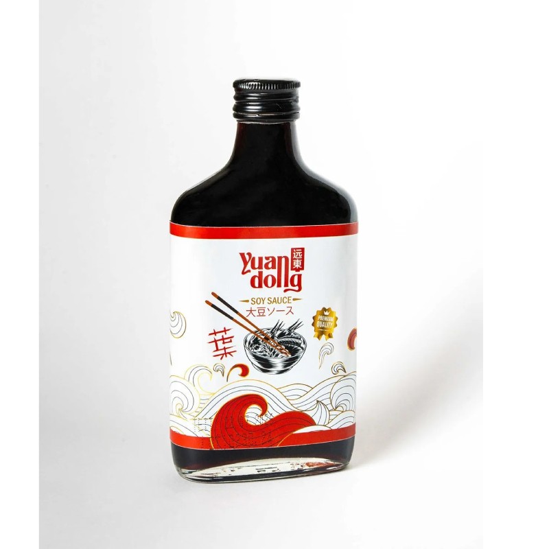 Yuandong 4lü Küçük boy Sos Seti, Soya Sosu, Teriyaki Sosu, Pirinç Sirkesi, İstiridye Sosu, 250 ml