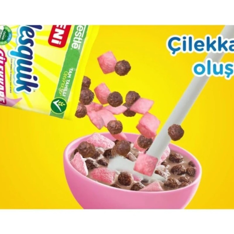 Nestle Çilek Aromalı Tahıl Gevrek 310 gr