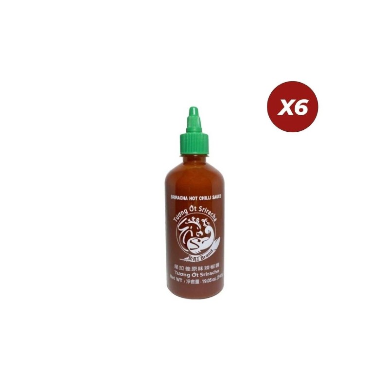 Kai Brand Sriracha Acı Biber Sosu 540 Gr 6 Adet