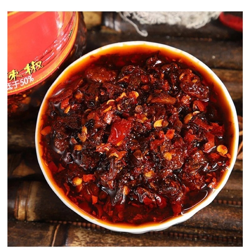 Lao Gan Ma Çıtır Çıtır Soya Fasulyeli Biber Sosu ( Chili Sauce With Crispy Soybean) - 210g