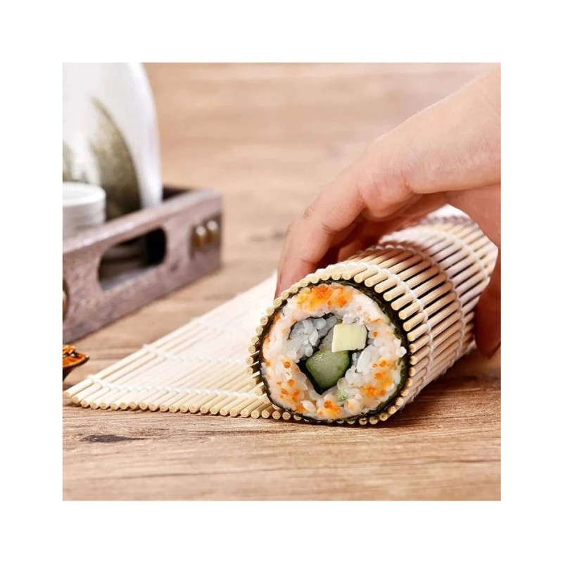 Yuandong Sushi Seti 1, 5 Yaprak Yosun, Sushi Matı, Chopstick, Soya Sosu, Evde Sushi Yap