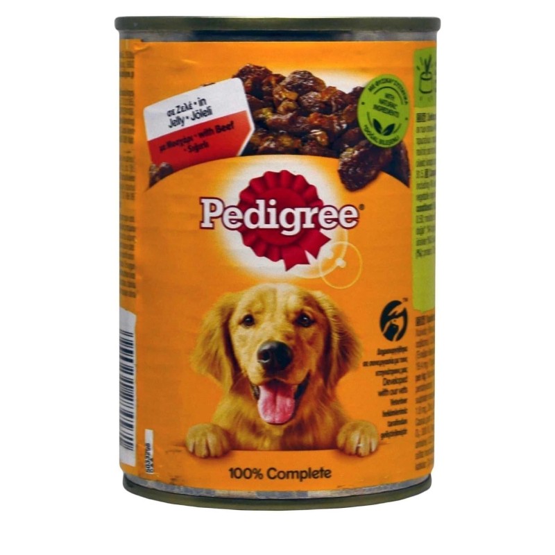 Pedigree Köpek Maması 400 G Sığır Etli Jöleli Konserve 