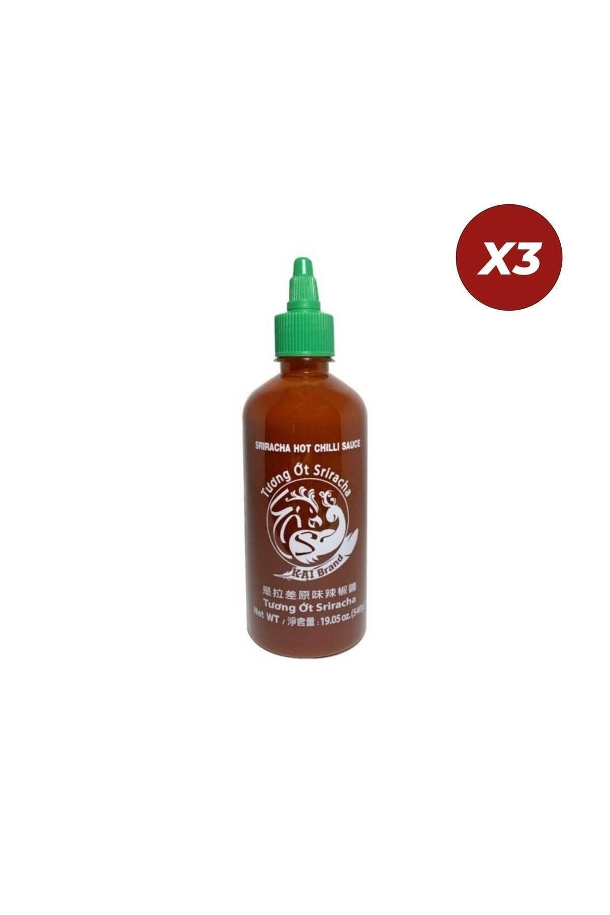 Kai Brand Sriracha Acı Biber Sosu 540 Gr 3 Adet