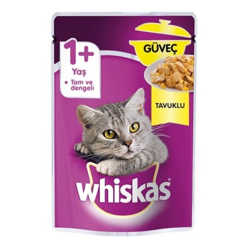 Whiskas Güveç Tavuklu Kedi Pouch 85gr 28'li