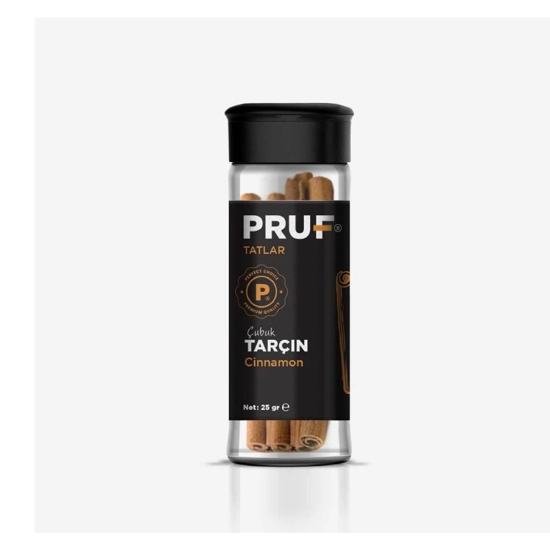 Pruf Tarçın Çubuk 25 gr. Cam Şişe