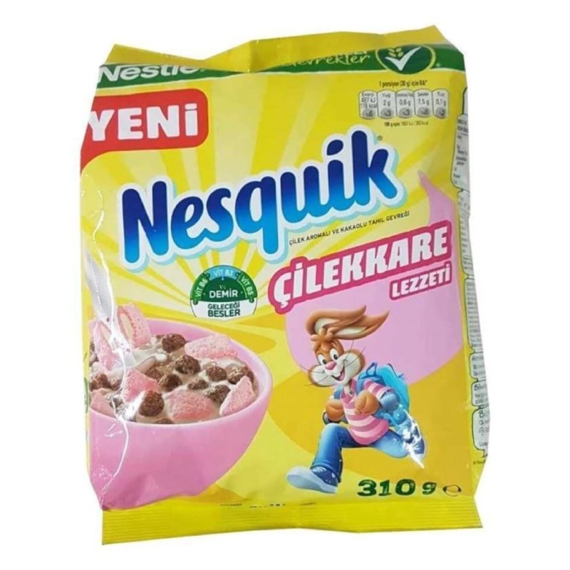 Nestle Çilek Aromalı Tahıl Gevrek 310 gr