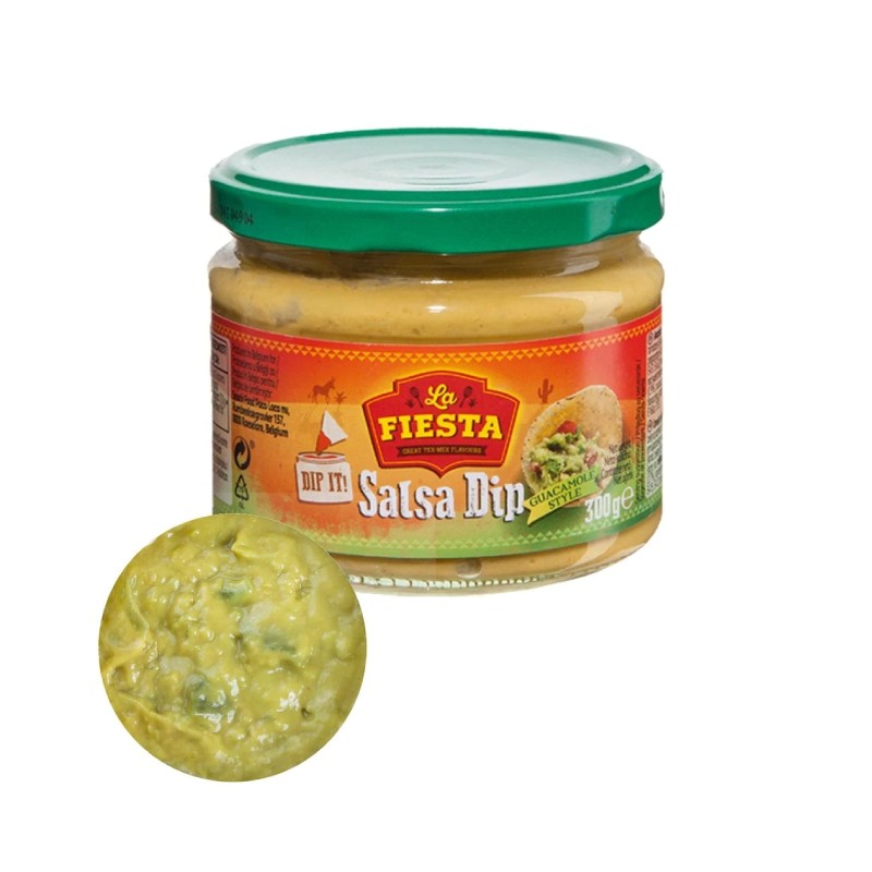 La Fiesta Salsa Dip Sos Guacamole Style 300 Gr